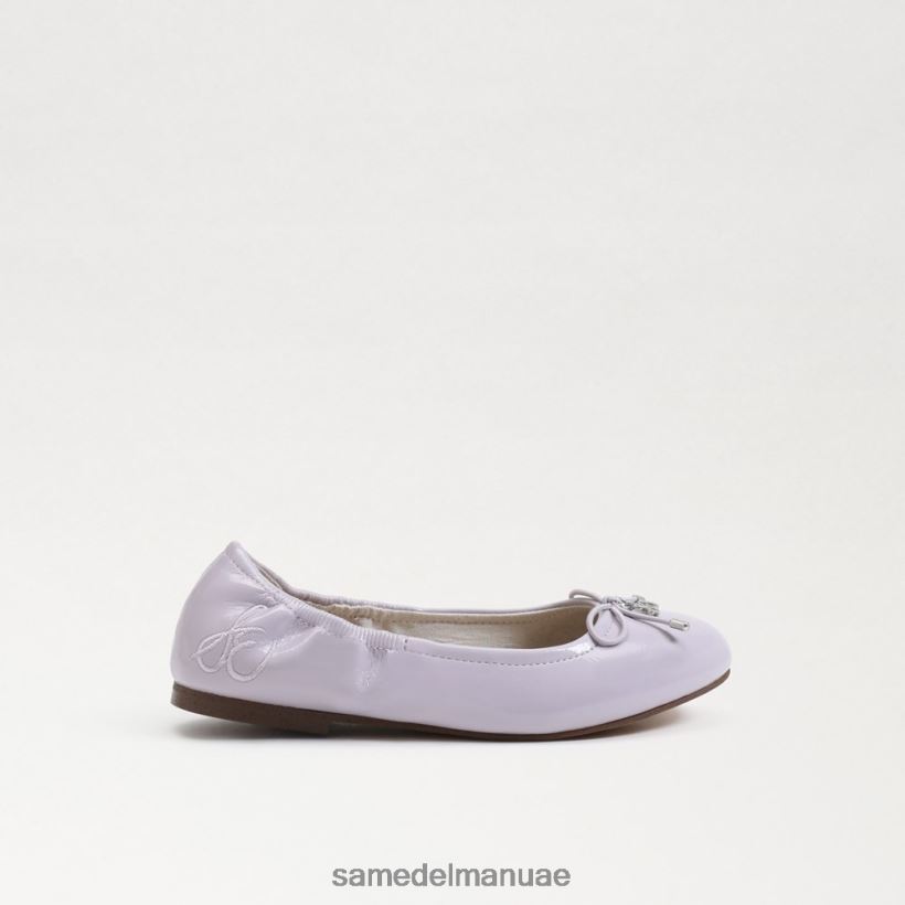 أرجواني ناعم أحذية Sam Edelman أطفال شقة باليه فيليسيا 246L6T1000