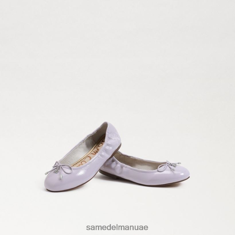 أرجواني ناعم أحذية Sam Edelman أطفال شقة باليه فيليسيا 246L6T1000