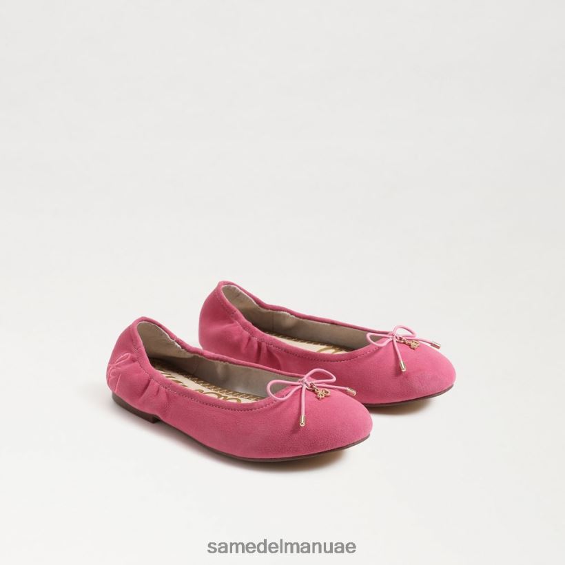 الأزالية الوردي أحذية Sam Edelman أطفال شقة باليه فيليسيا 246L6T1001