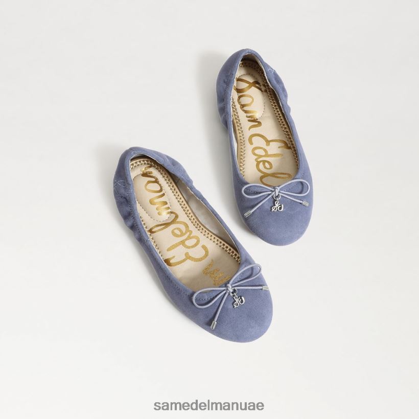 البنفسجي المغبر أحذية Sam Edelman أطفال شقة باليه فيليسيا 246L6T1002