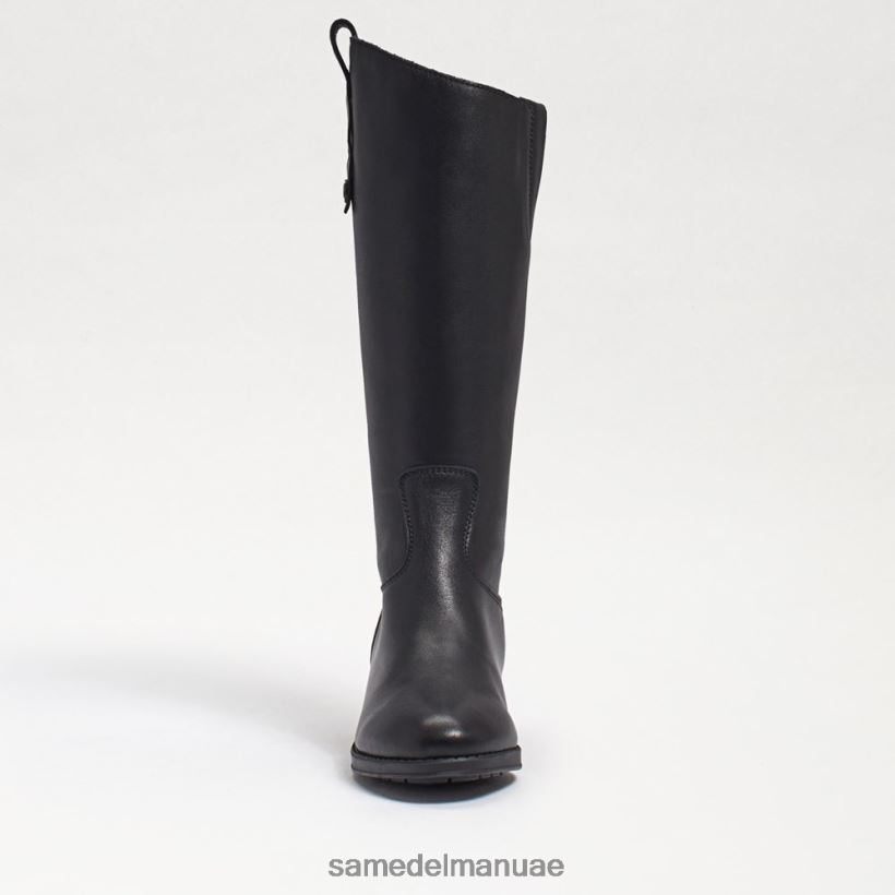 جلد أسود أحذية Sam Edelman أطفال حذاء ركوب بنس 246L6T1007