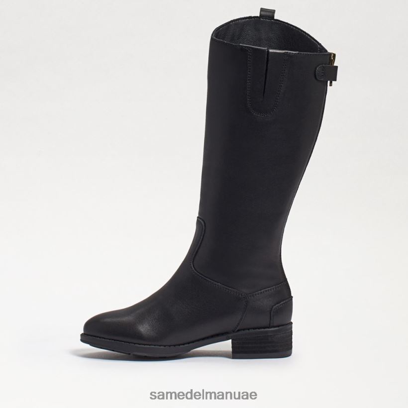 جلد أسود أحذية Sam Edelman أطفال حذاء ركوب بنس 246L6T1007