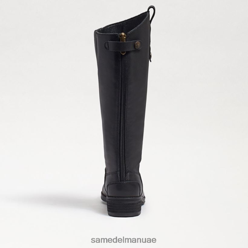 جلد أسود أحذية Sam Edelman أطفال حذاء ركوب بنس 246L6T1007