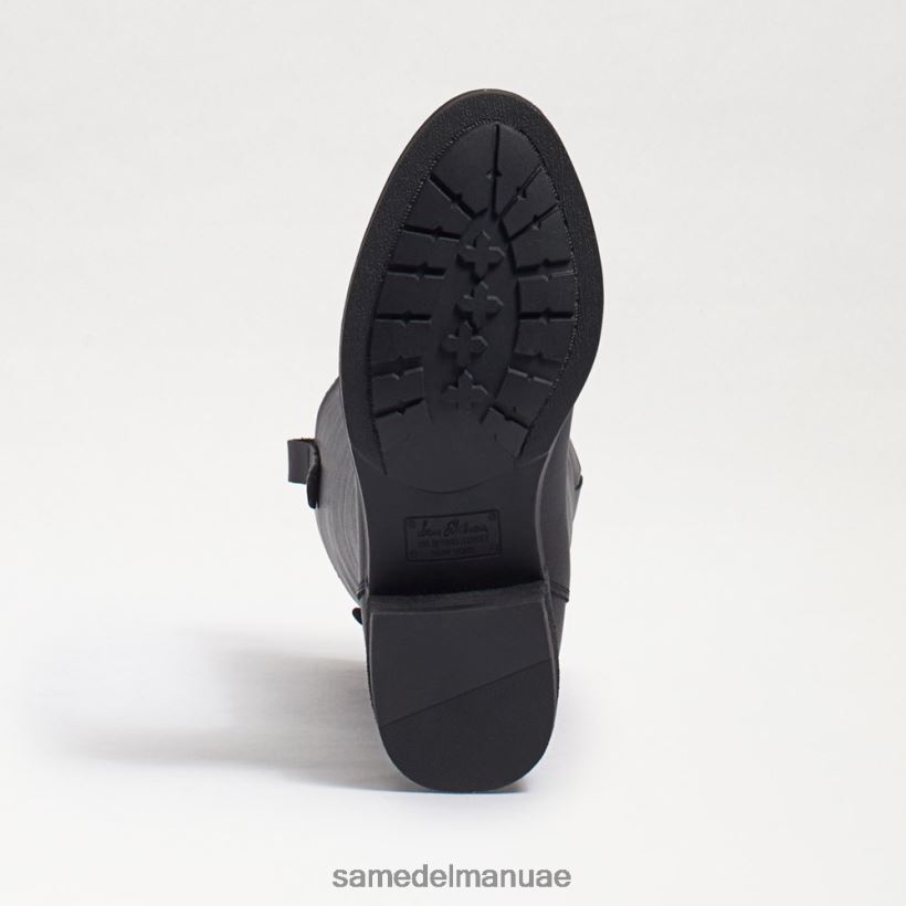 جلد أسود أحذية Sam Edelman أطفال حذاء ركوب بنس 246L6T1007