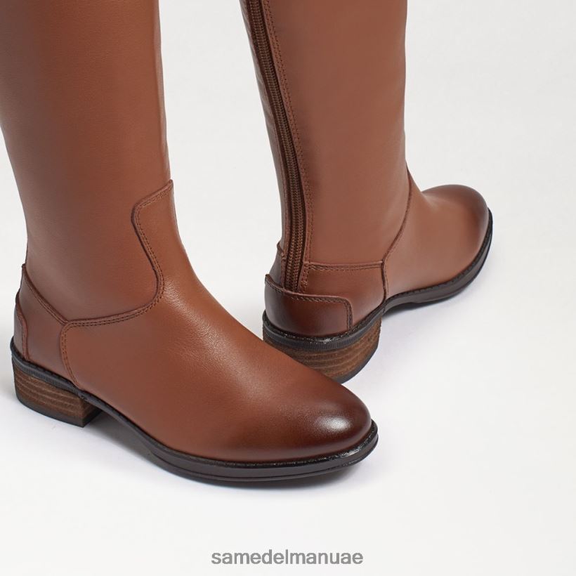 جلد ويسكي جديد أحذية Sam Edelman أطفال حذاء ركوب بنس 246L6T1008