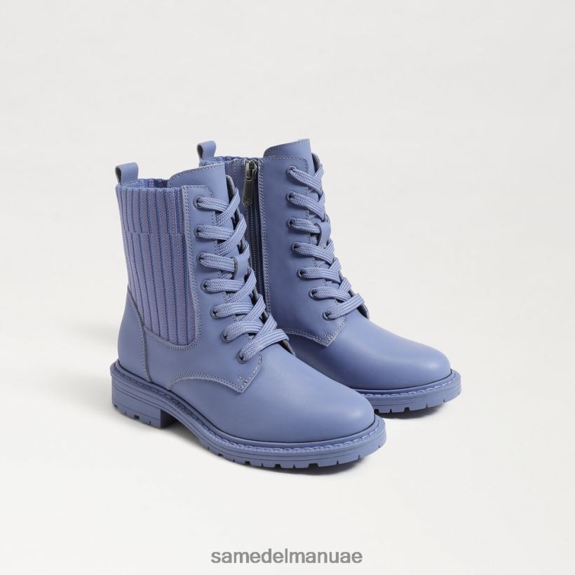 البنفسجي المغبر أحذية Sam Edelman أطفال التمهيد القتالي ليديل 246L6T1011