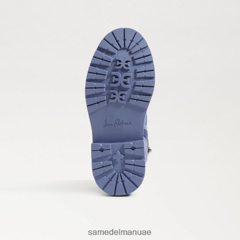 البنفسجي المغبر أحذية Sam Edelman أطفال التمهيد القتالي ليديل 246L6T1011