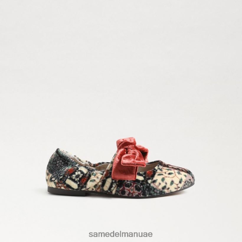 العاج/البرتقال أحذية Sam Edelman أطفال شقة باليه فيليسيتي 246L6T1021