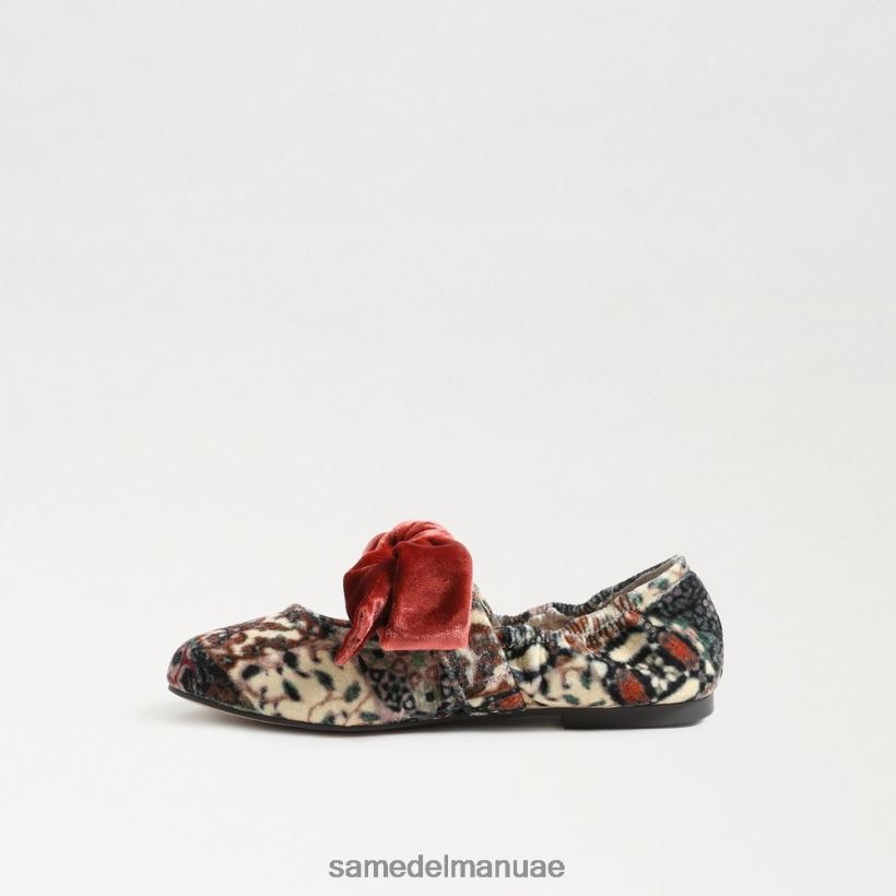 العاج/البرتقال أحذية Sam Edelman أطفال شقة باليه فيليسيتي 246L6T1021
