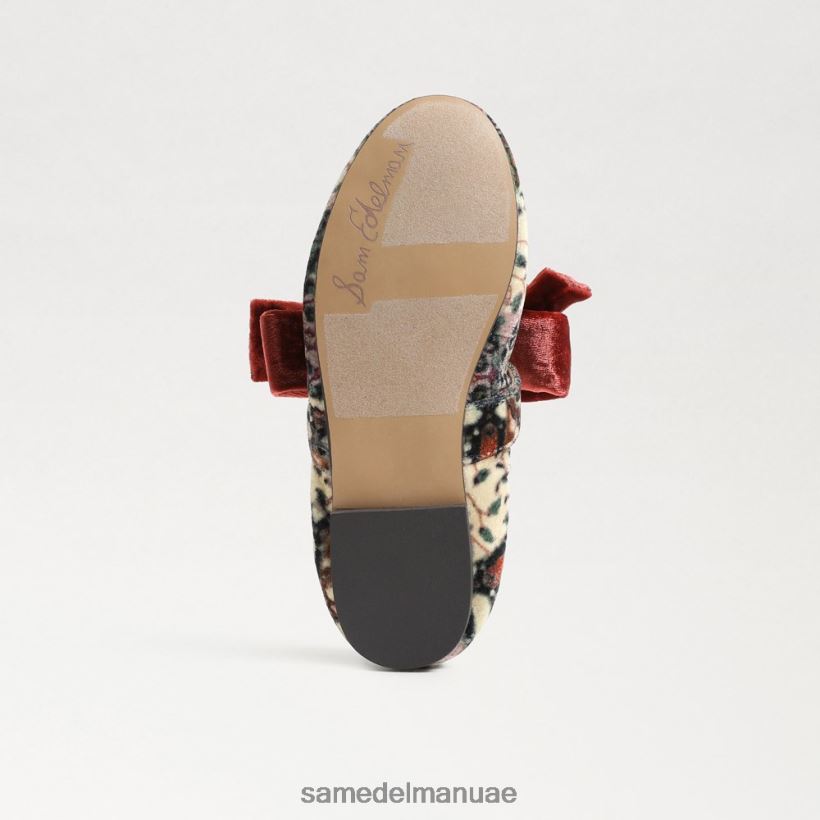 العاج/البرتقال أحذية Sam Edelman أطفال شقة باليه فيليسيتي 246L6T1021