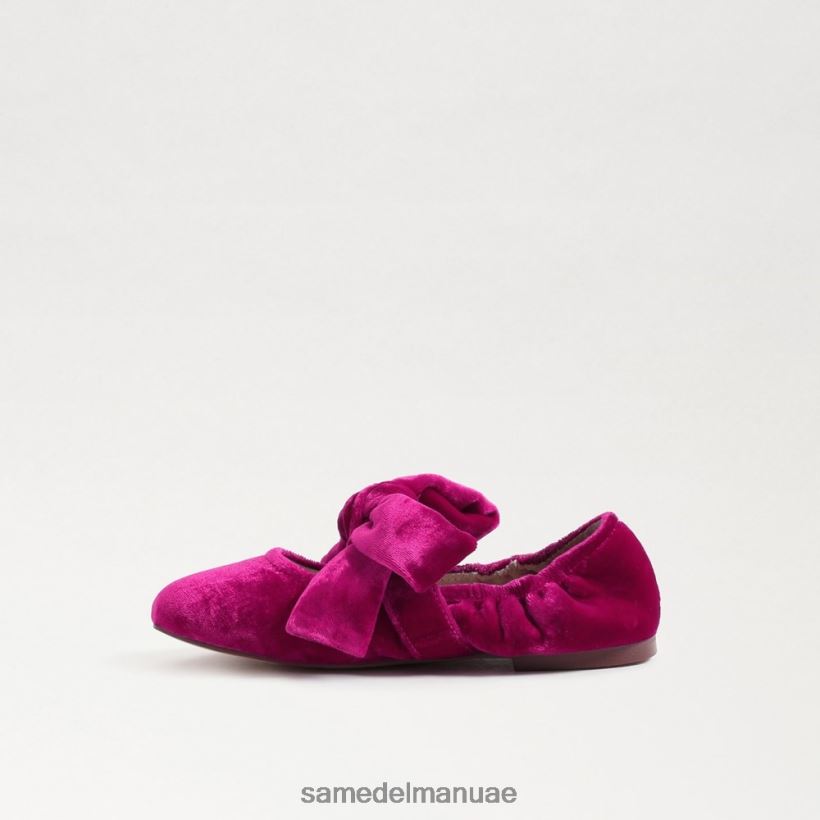 مخمل التوت أحذية Sam Edelman أطفال شقة باليه فيليسيتي 246L6T1022