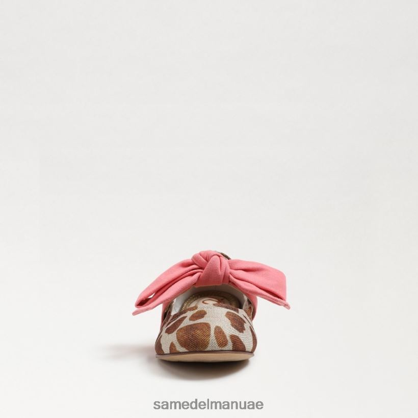 العاج / تان الزرافة أحذية Sam Edelman أطفال شقة باليه فيليسيتي 246L6T1023