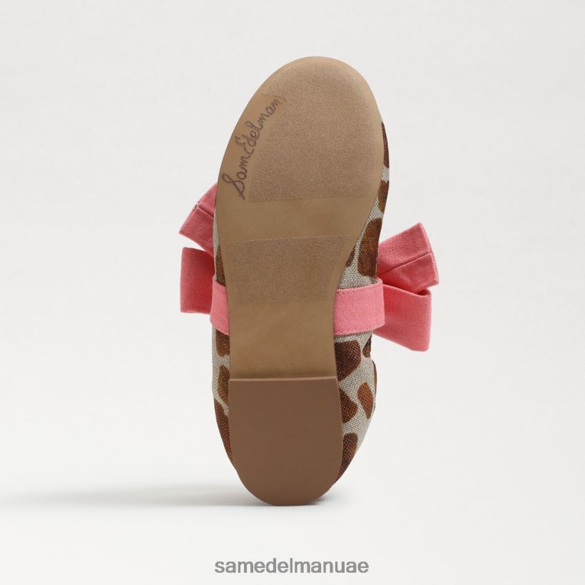 العاج / تان الزرافة أحذية Sam Edelman أطفال شقة باليه فيليسيتي 246L6T1023