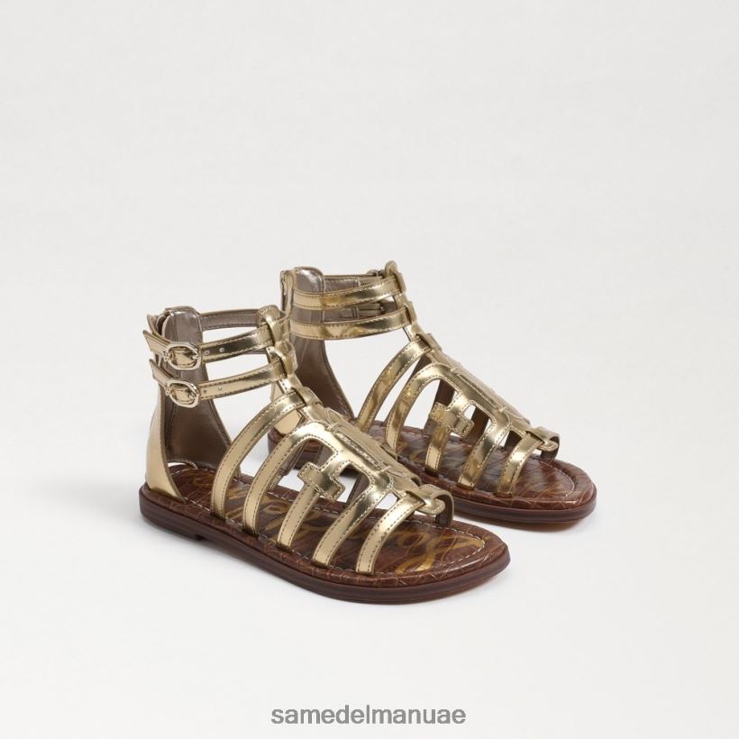 العنبر الذهب أحذية Sam Edelman أطفال صندل مصارع جيني 246L6T1030