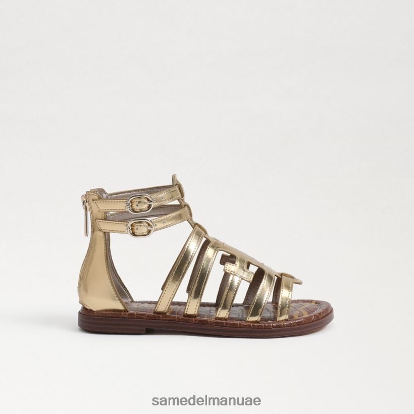 العنبر الذهب أحذية Sam Edelman أطفال صندل مصارع جيني 246L6T1030