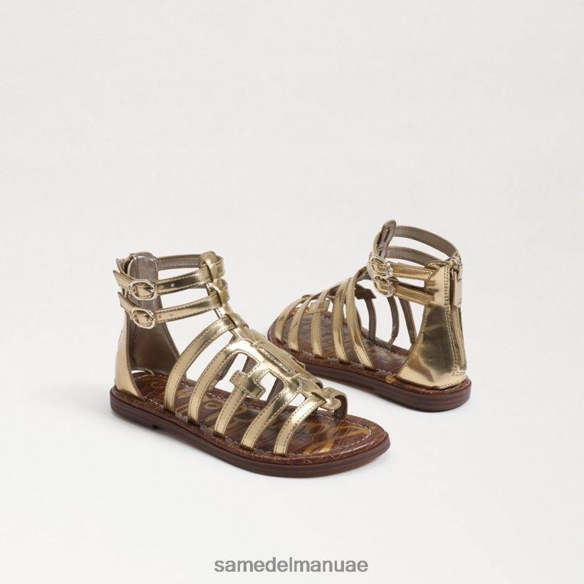 العنبر الذهب أحذية Sam Edelman أطفال صندل مصارع جيني 246L6T1030