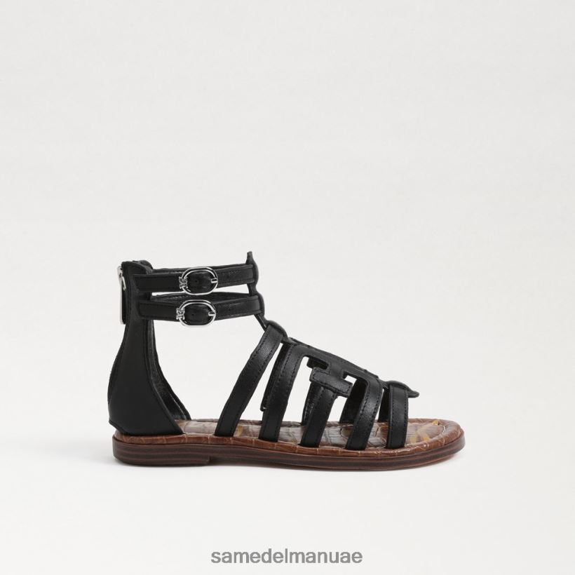 أسود أحذية Sam Edelman أطفال صندل مصارع جيني 246L6T1031