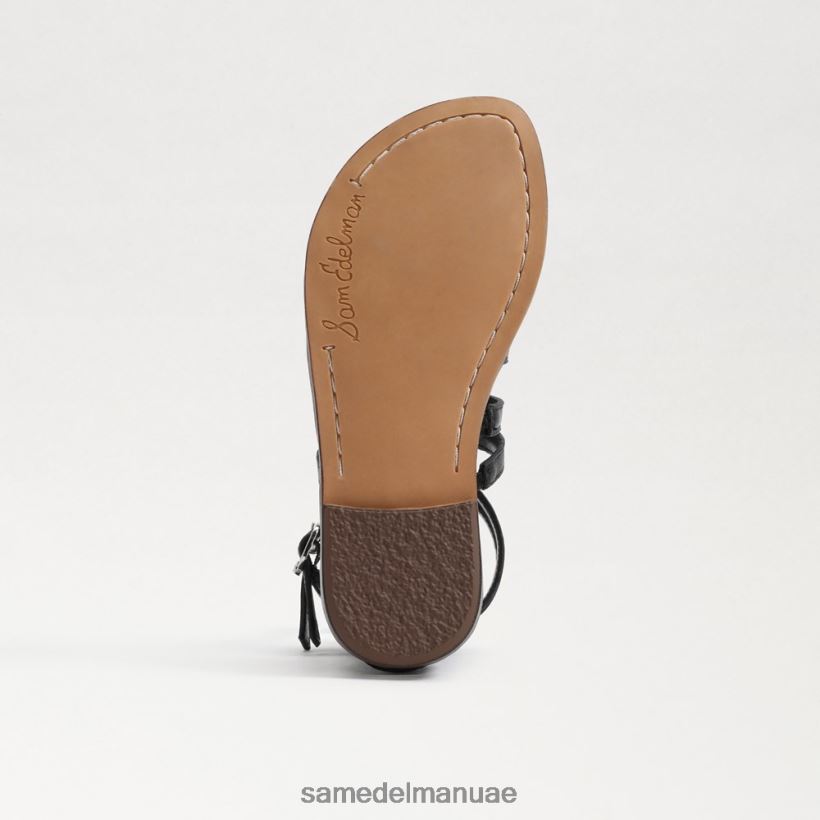 أسود أحذية Sam Edelman أطفال صندل مصارع جيني 246L6T1031