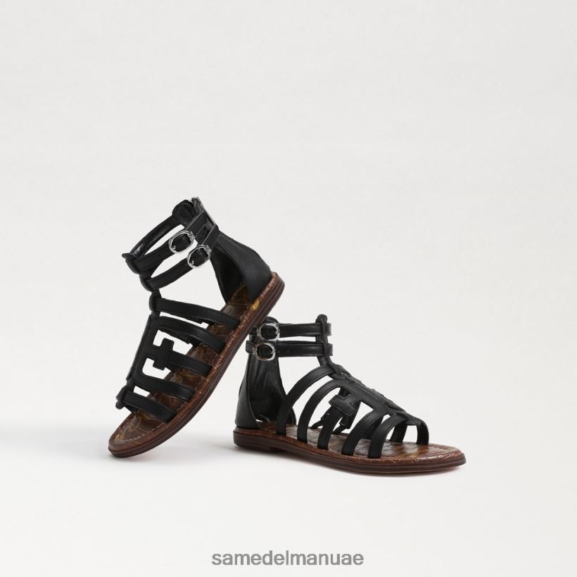 أسود أحذية Sam Edelman أطفال صندل مصارع جيني 246L6T1031