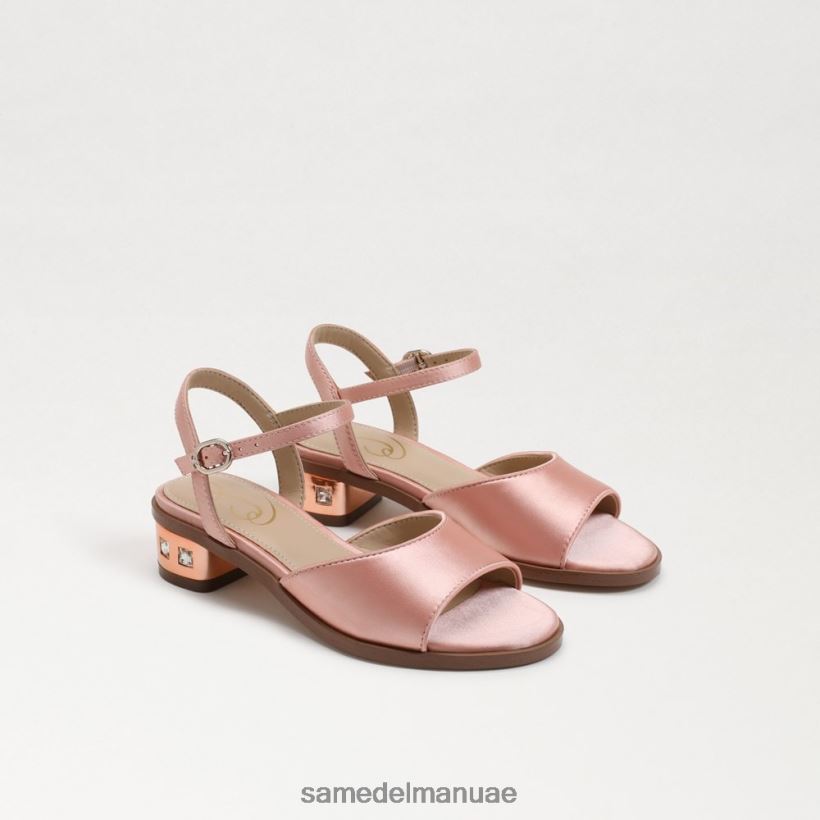 الملح الوردي أحذية Sam Edelman أطفال صندل بكعب كتلة اللبلاب 246L6T1037