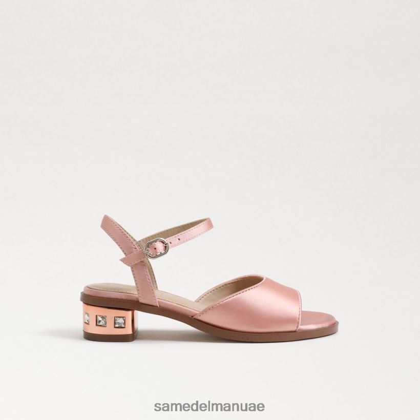 الملح الوردي أحذية Sam Edelman أطفال صندل بكعب كتلة اللبلاب 246L6T1037