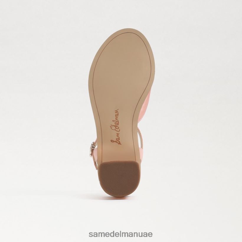 الملح الوردي أحذية Sam Edelman أطفال صندل بكعب كتلة اللبلاب 246L6T1037
