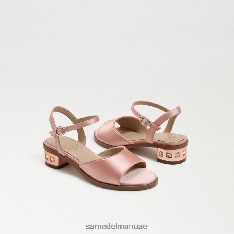 الملح الوردي أحذية Sam Edelman أطفال صندل بكعب كتلة اللبلاب 246L6T1037