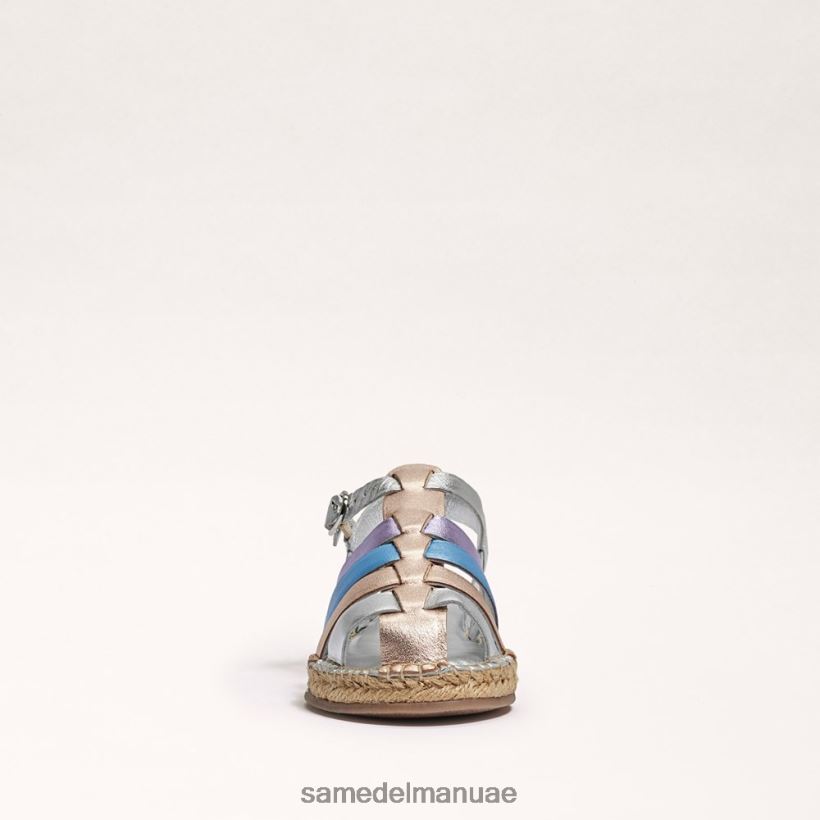 فضي ناعم/ذهبي وردي أحذية Sam Edelman أطفال صندل كورا 246L6T1040
