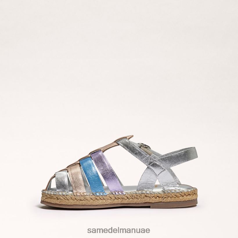 فضي ناعم/ذهبي وردي أحذية Sam Edelman أطفال صندل كورا 246L6T1040