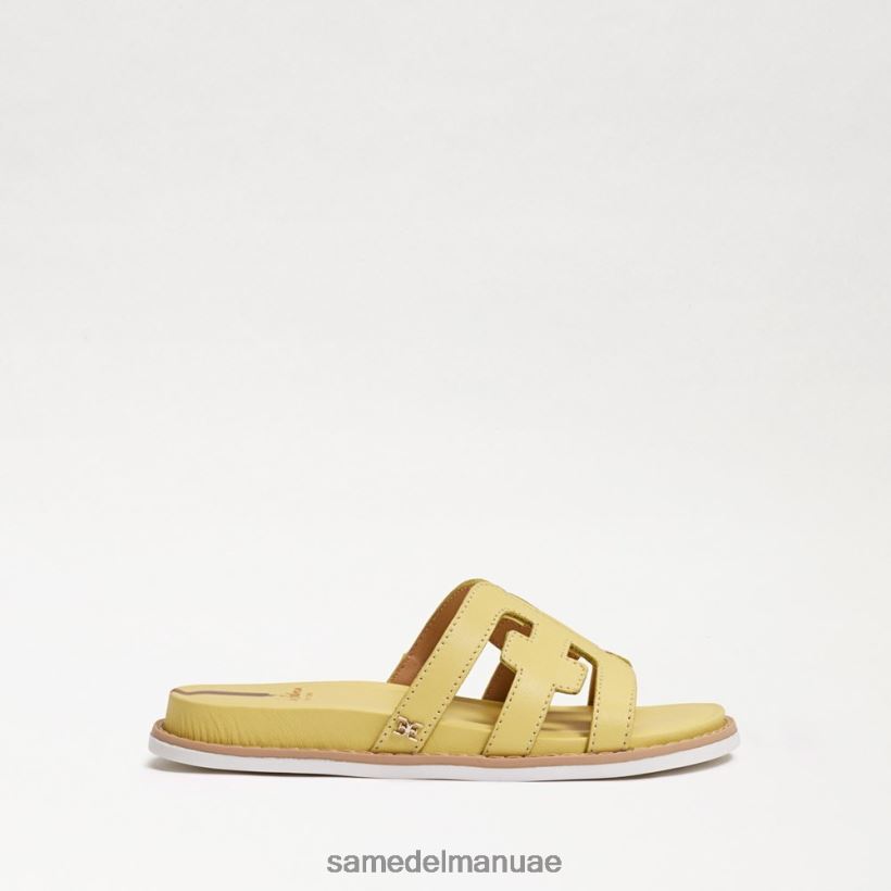 جلد أصفر زبدة أحذية Sam Edelman أطفال صندل فاليري 246L6T1048