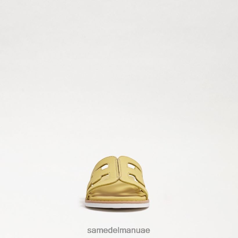 جلد أصفر زبدة أحذية Sam Edelman أطفال صندل فاليري 246L6T1048