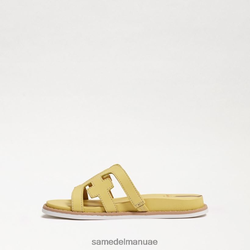 جلد أصفر زبدة أحذية Sam Edelman أطفال صندل فاليري 246L6T1048