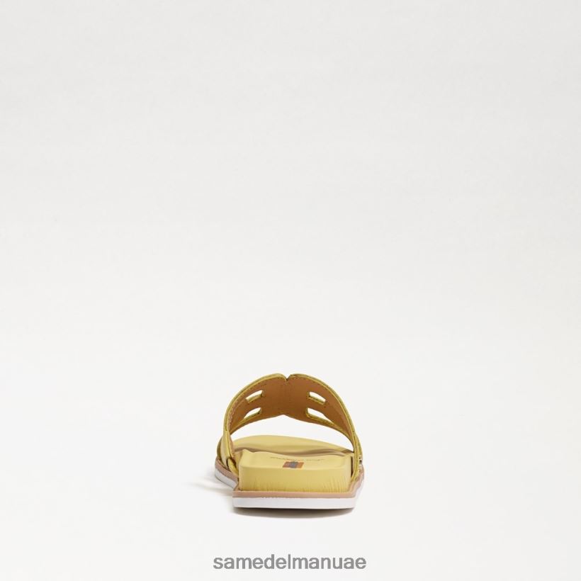 جلد أصفر زبدة أحذية Sam Edelman أطفال صندل فاليري 246L6T1048