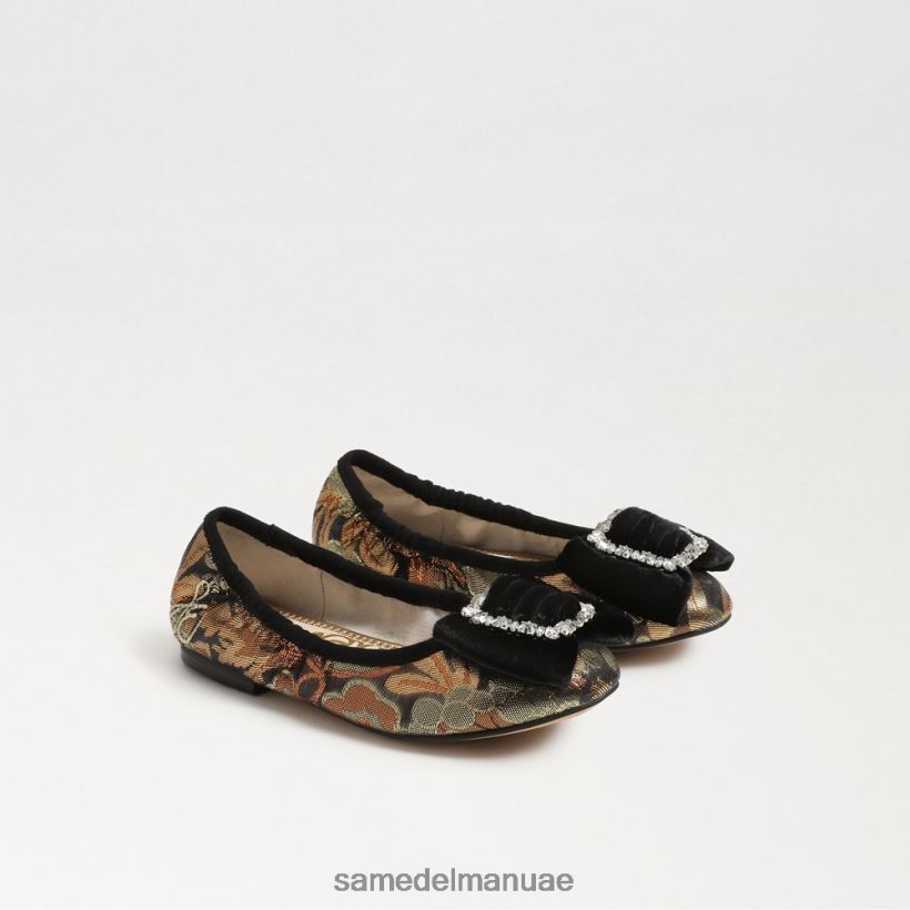 متعددة البرونزية أحذية Sam Edelman أطفال فرح باليه مسطحة 246L6T1057