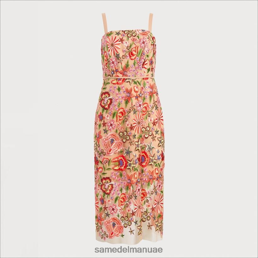 متعددة عارية ثياب Sam Edelman نحيف فستان تطريز الأزهار 246L6T1065