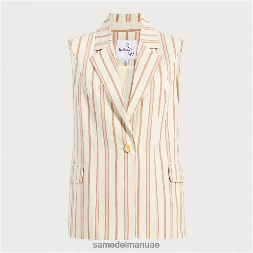شريط أبيض ثياب Sam Edelman نحيف سترة فرانكي 246L6T1083