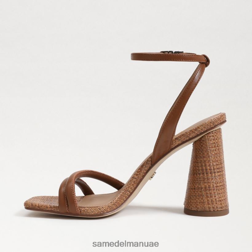 كونياك غني أحذية Sam Edelman نحيف صندل بكعب عريض من كيا 246L6T109
