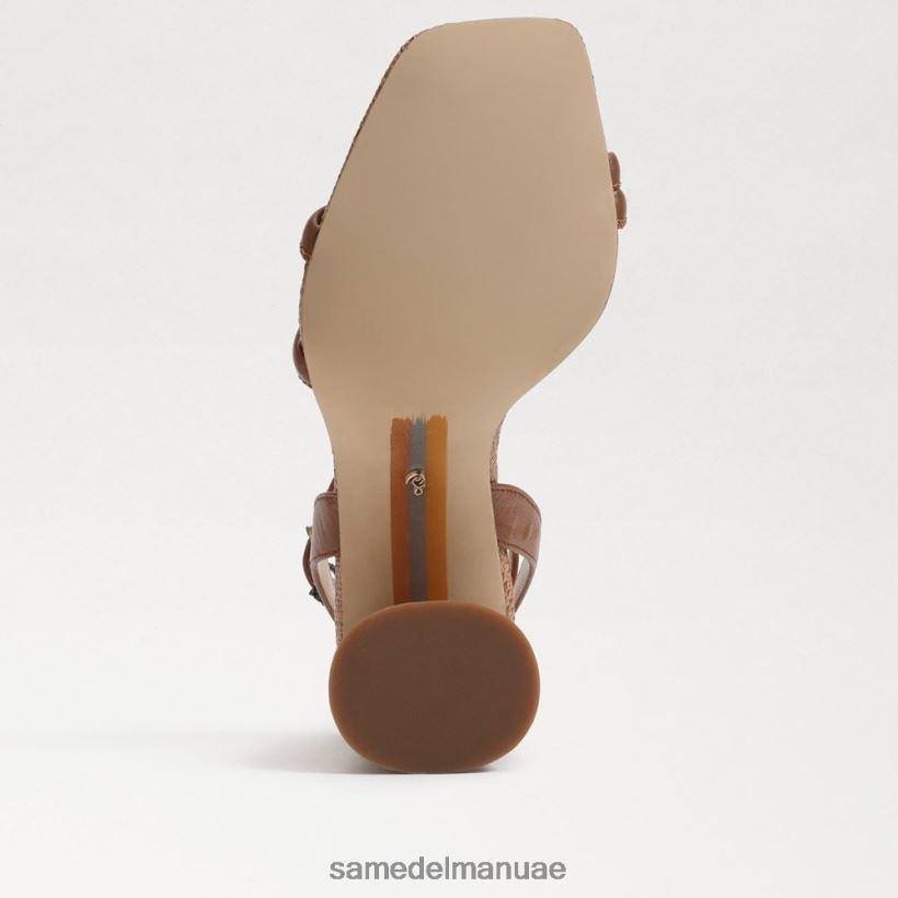 كونياك غني أحذية Sam Edelman نحيف صندل بكعب عريض من كيا 246L6T109