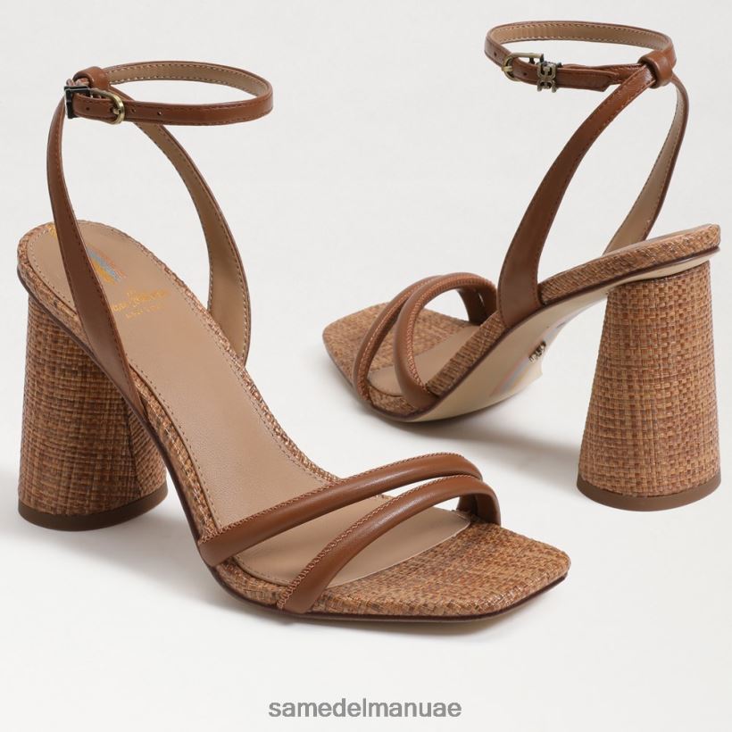 كونياك غني أحذية Sam Edelman نحيف صندل بكعب عريض من كيا 246L6T109