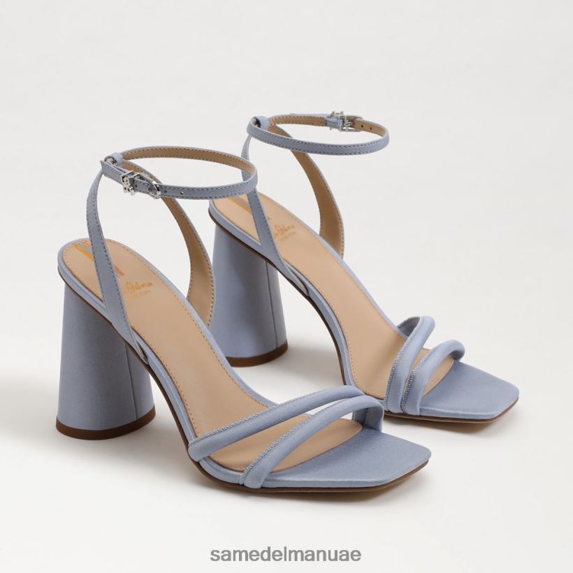 أوسلو الأزرق أحذية Sam Edelman نحيف صندل بكعب عريض من كيا 246L6T111