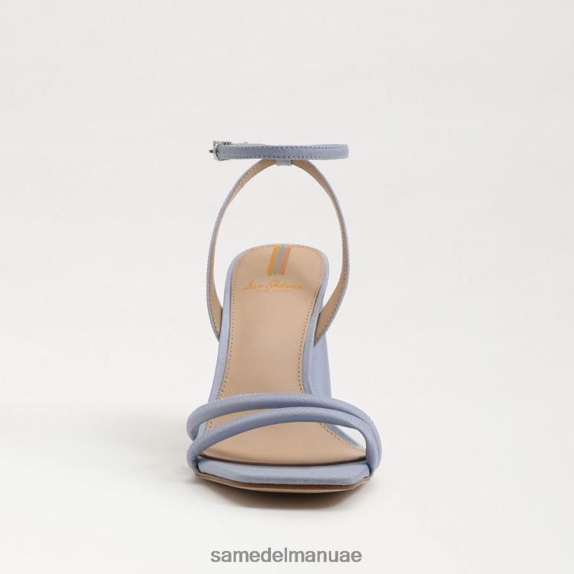 أوسلو الأزرق أحذية Sam Edelman نحيف صندل بكعب عريض من كيا 246L6T111