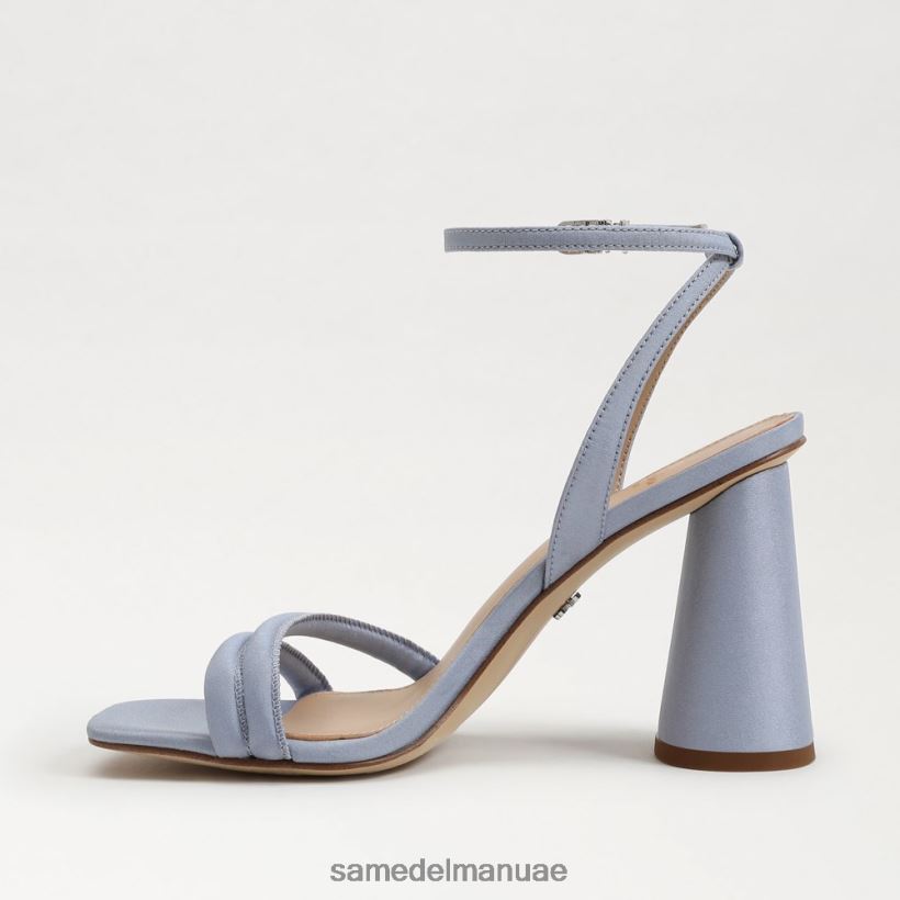 أوسلو الأزرق أحذية Sam Edelman نحيف صندل بكعب عريض من كيا 246L6T111