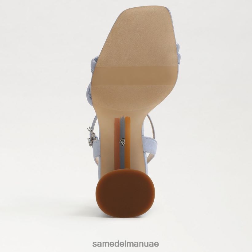 أوسلو الأزرق أحذية Sam Edelman نحيف صندل بكعب عريض من كيا 246L6T111