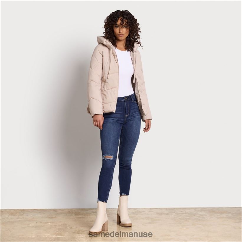 احمر خدود ثياب Sam Edelman نحيف وسادة منتفخة طوق 246L6T1122