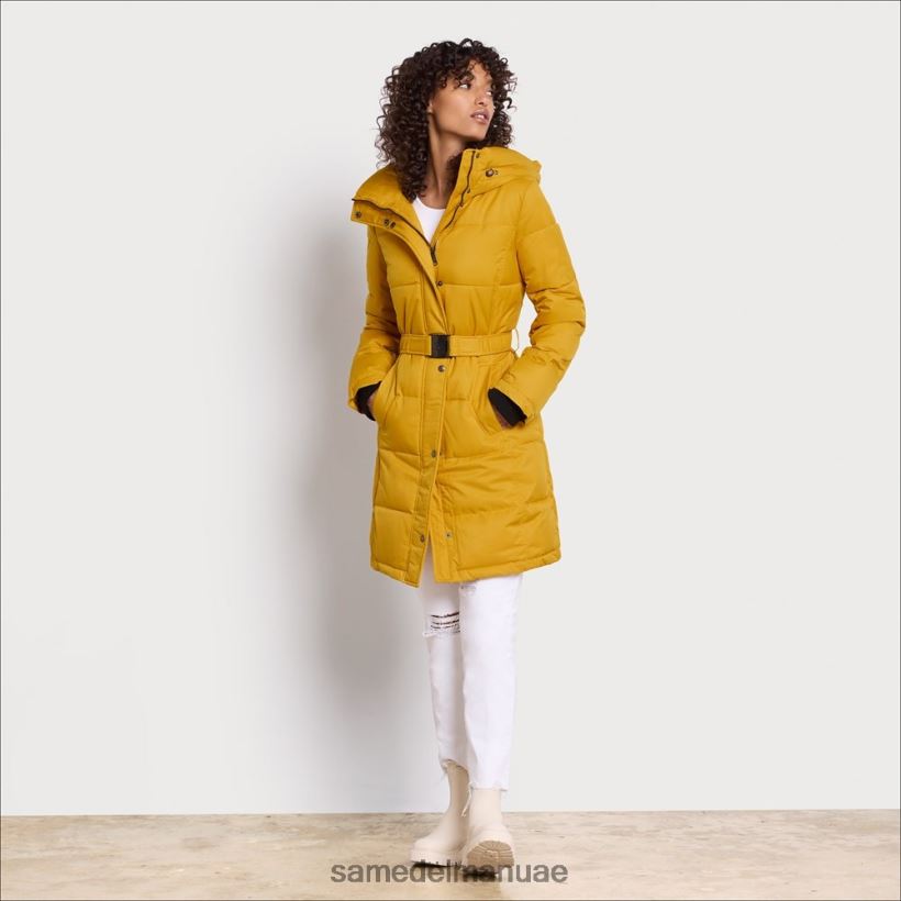 أصفر ثياب Sam Edelman نحيف وسادة منتفخة طوق 246L6T1126