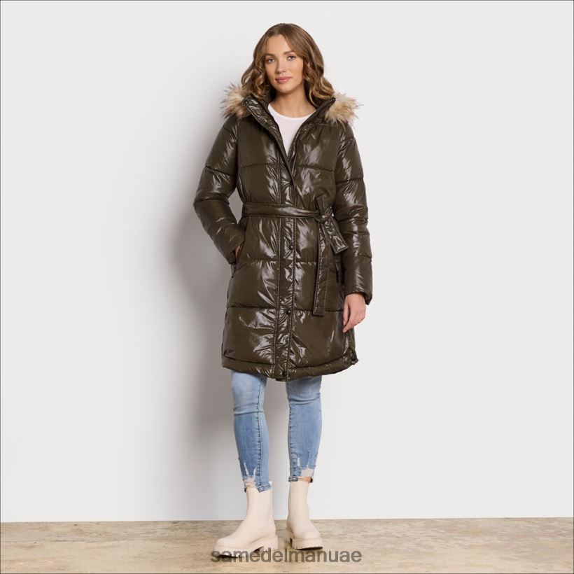 زيتون توسكان ثياب Sam Edelman نحيف منتفخ طويل 246L6T1136