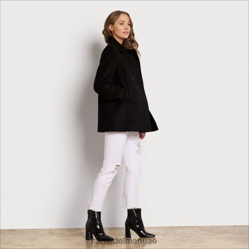 أسود ثياب Sam Edelman نحيف سترة من الصوف 246L6T1158