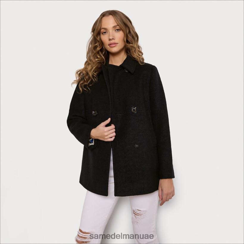 أسود ثياب Sam Edelman نحيف سترة من الصوف 246L6T1158