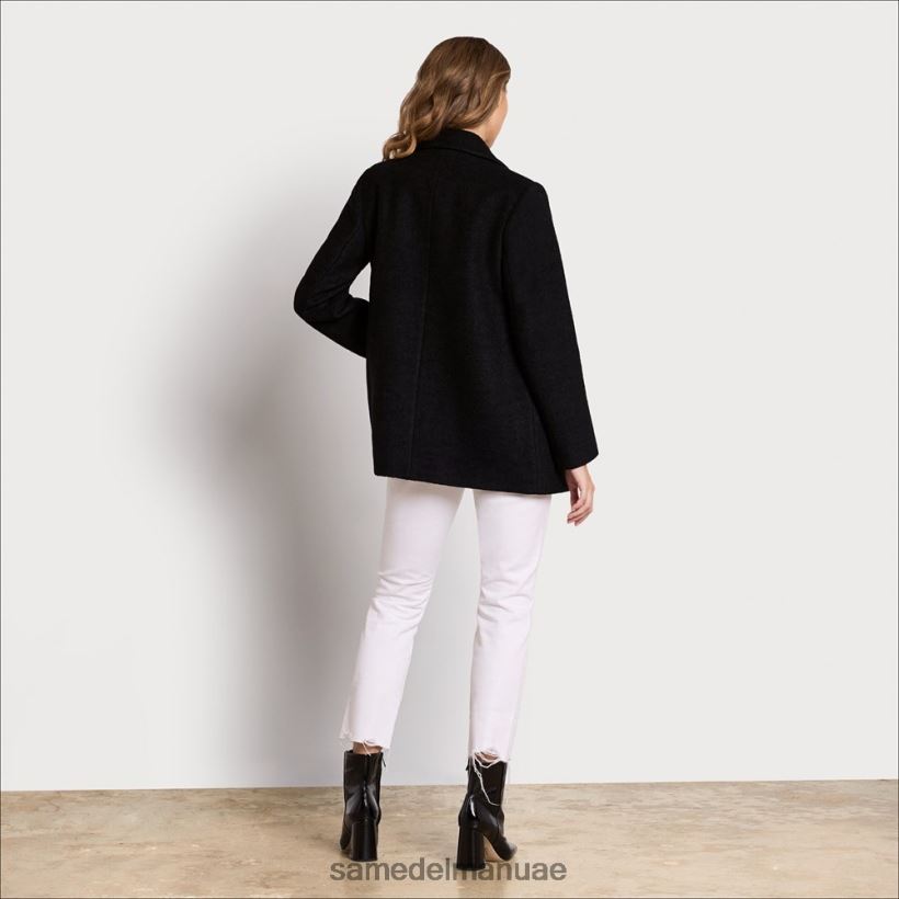 أسود ثياب Sam Edelman نحيف سترة من الصوف 246L6T1158