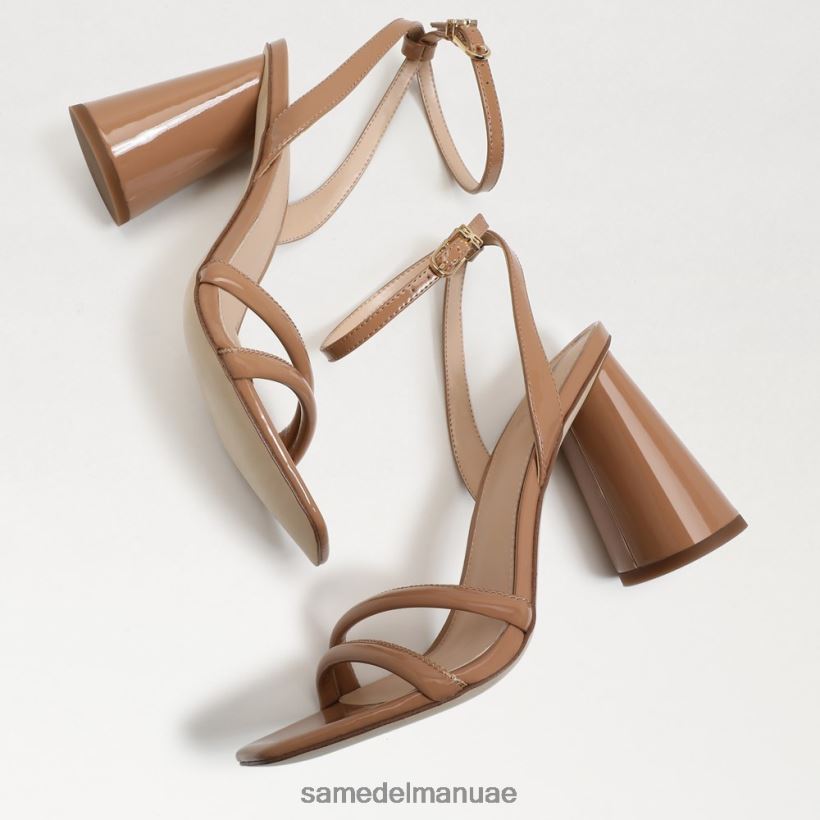 براءة اختراع روزا بلاش أحذية Sam Edelman نحيف صندل بكعب عريض من كيا 246L6T115